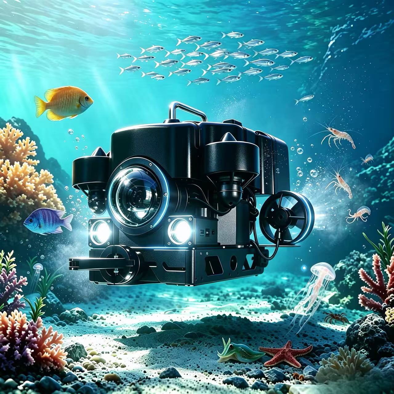 FD-Smart5T ROV, 수심 100m, 5개의 오 - Underwater Camera 리뷰 및 가격